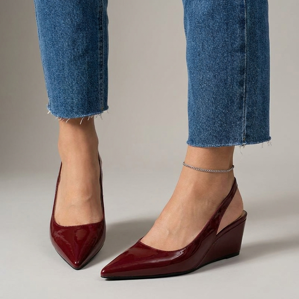 Sylvie Slingback Wedge Sandals