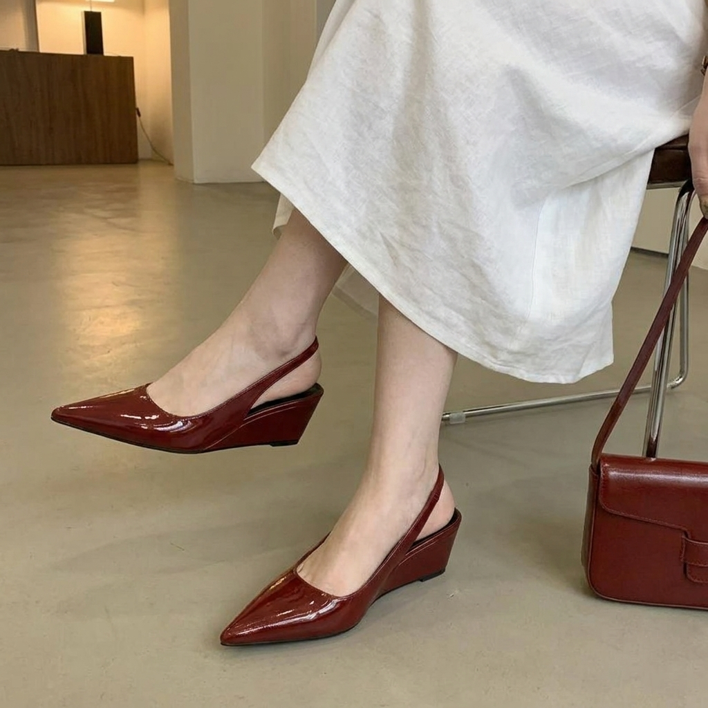Isla Slingback Wedge Heels
