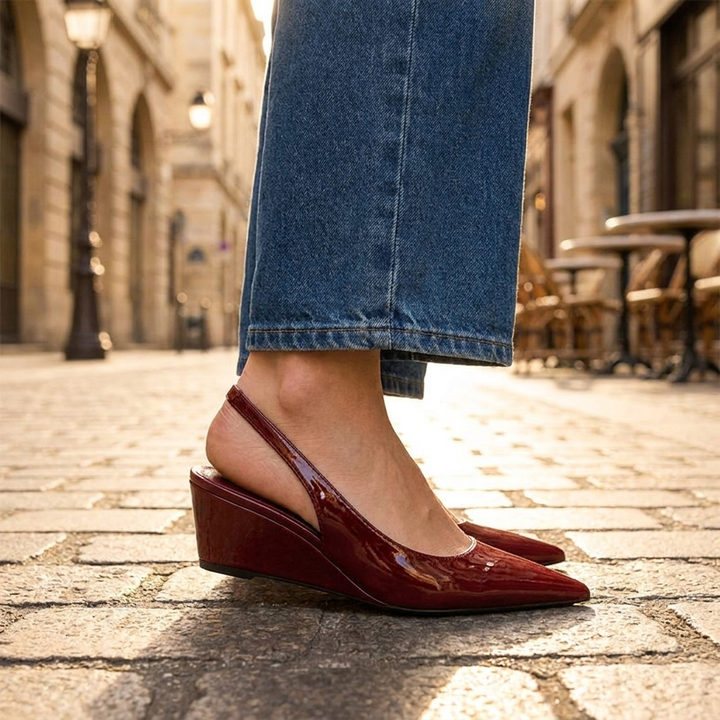 Isla Slingback Wedge Heels