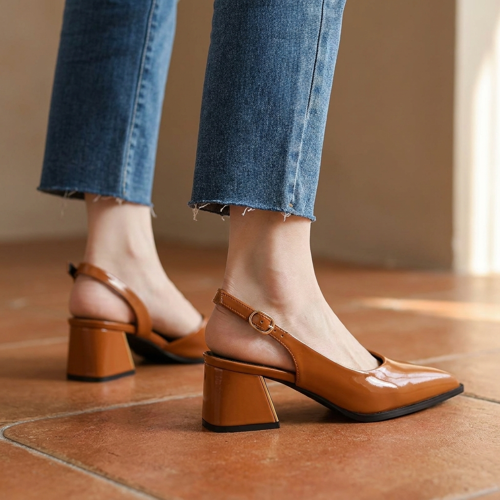 Lucia Slingback Office Heels