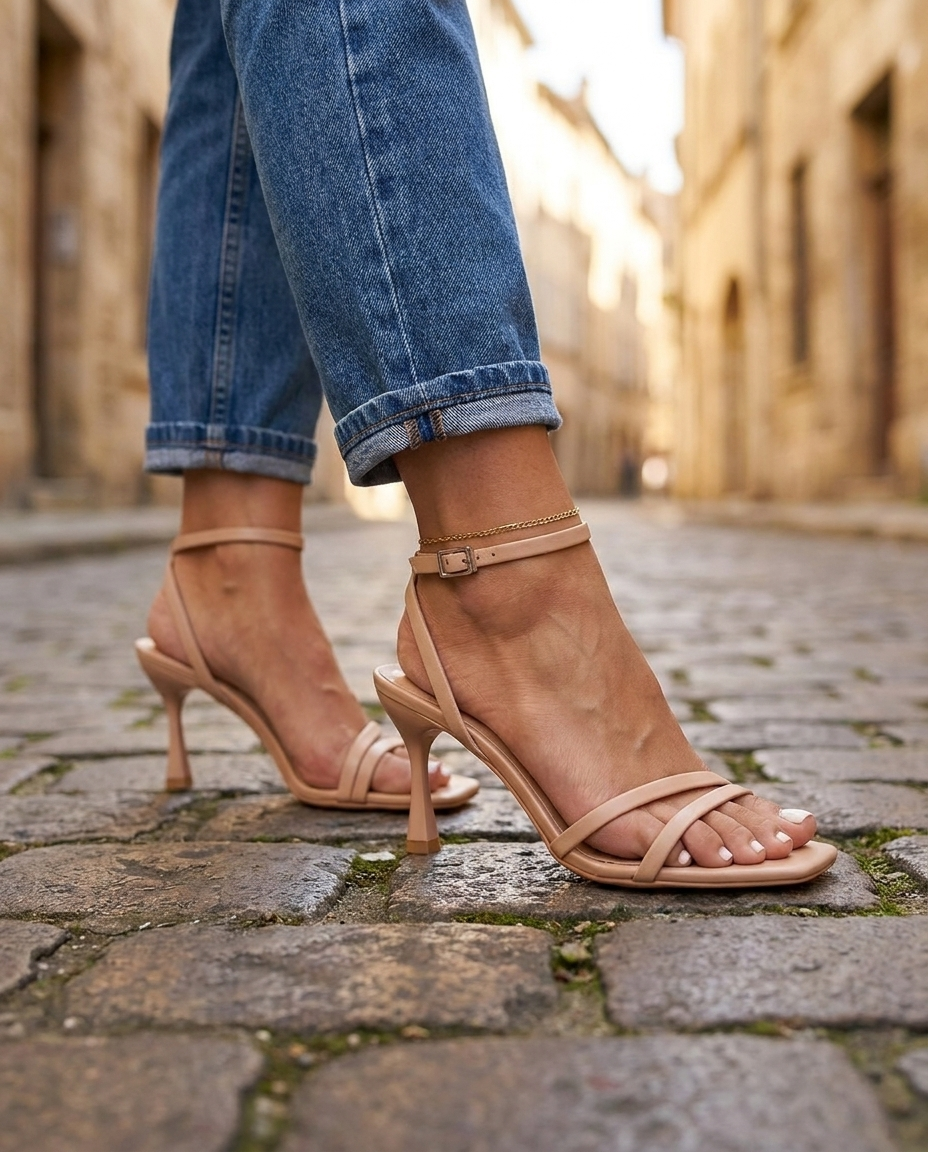 Elodie Sculptural Heels