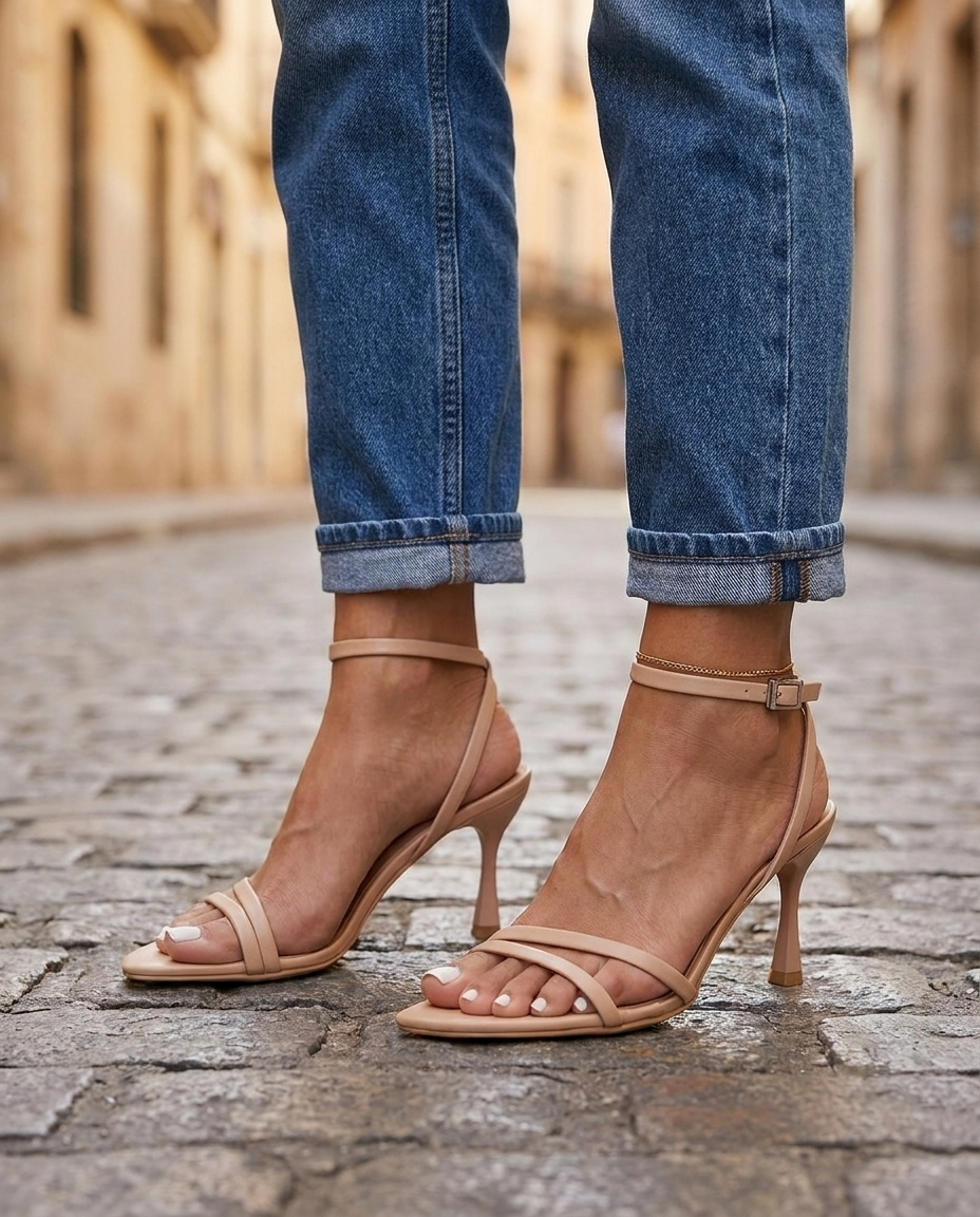 Elodie Sculptural Heels