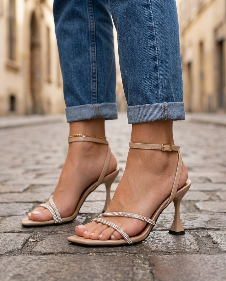 Amelie Embellished Heels