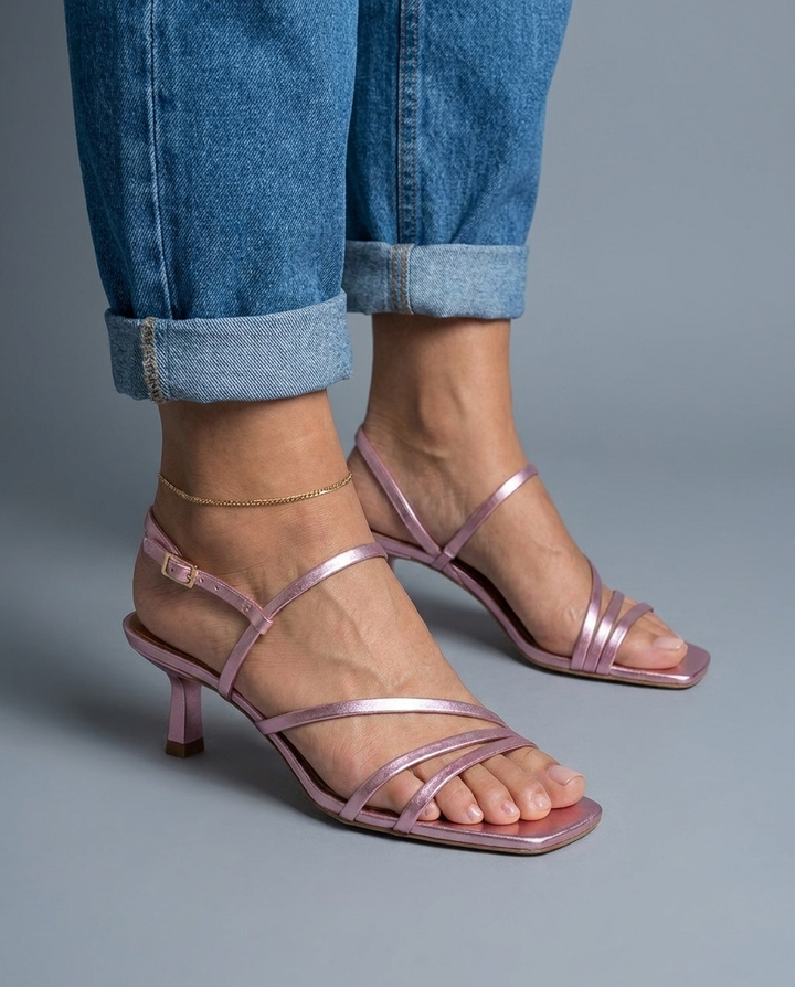 Serena Strappy Kitten Heels