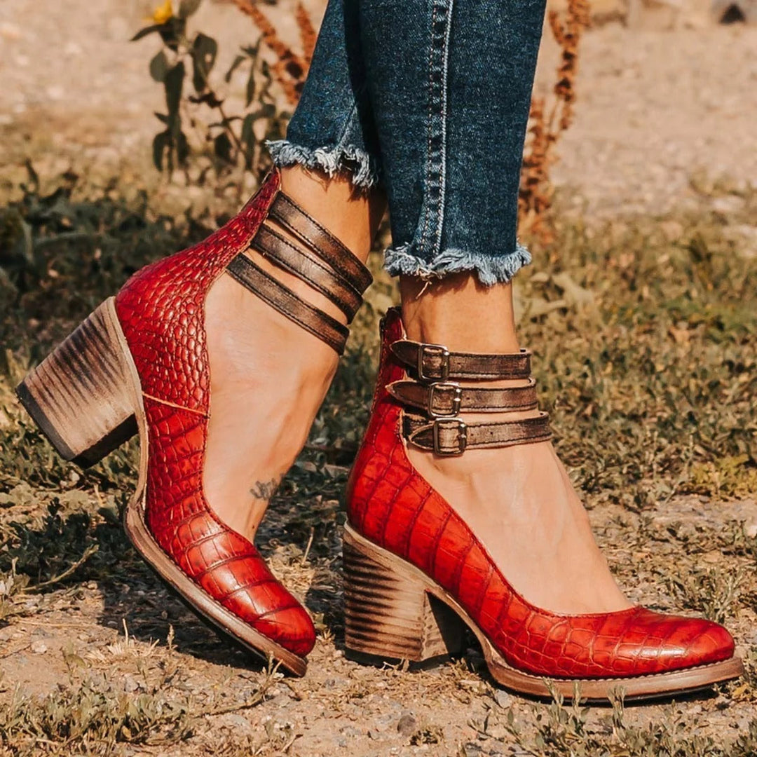 Sylvie Buckle Strap Sandals
