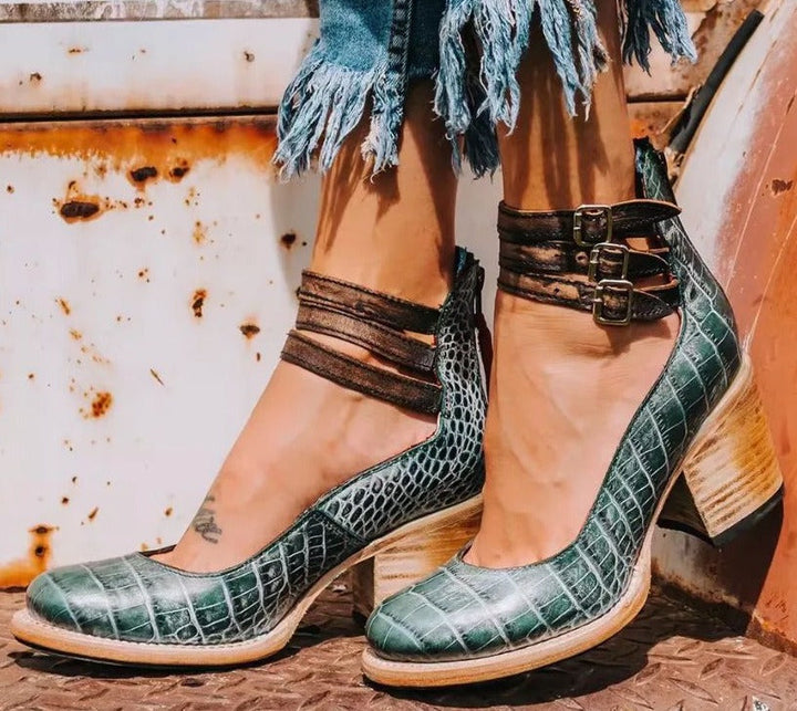 Sylvie Buckle Strap Sandals