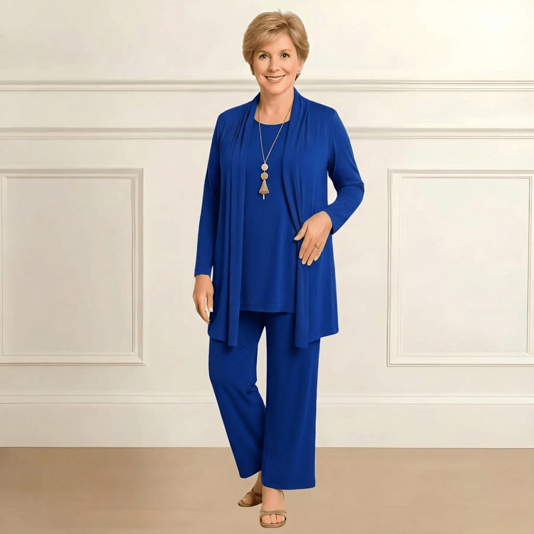 Aurelia Cardigan, Top & Pant Set