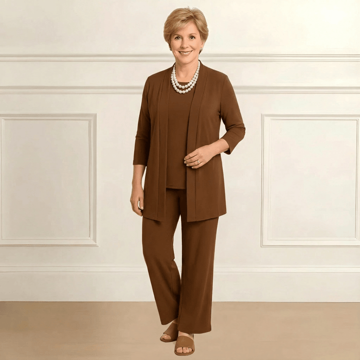 Aurelia Cardigan, Top & Pant Set