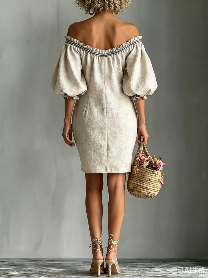Mira Off-Shoulder Mini Dress